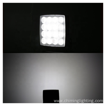 square 4.3" work light construction lights